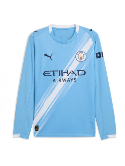 Manchester City Replika Hemmakläder 2025-26 Långärmad Manchester City Replika Hemmakläder 2025-26 Långärmad